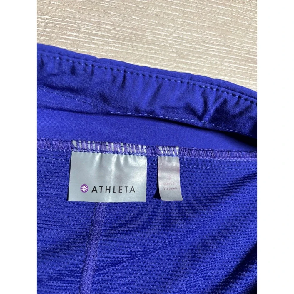 Athleta Ace Skort Womens Small Blue Pleated Tennis Golf Athletic Skirt 596245